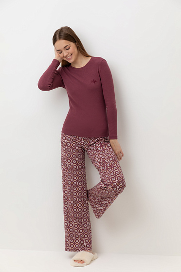 pizhama-krasno-korichnevyy-roza-vostoka-e-20173-korichnevyy