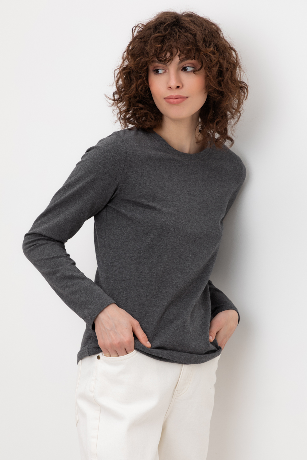 картинка Лонгслив из хлопка от магазина Одежда+