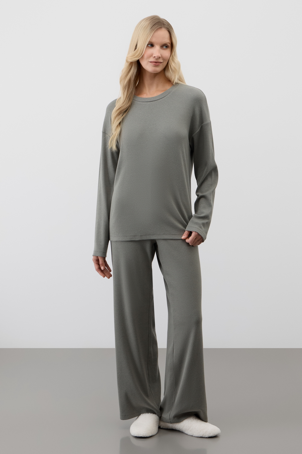 картинка Комплект из хлопка в рубчик от магазина Одежда+