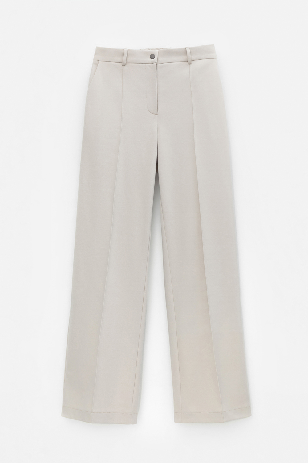 картинка Брюки женские из гладкого плотного трикотажа от магазина Одежда+