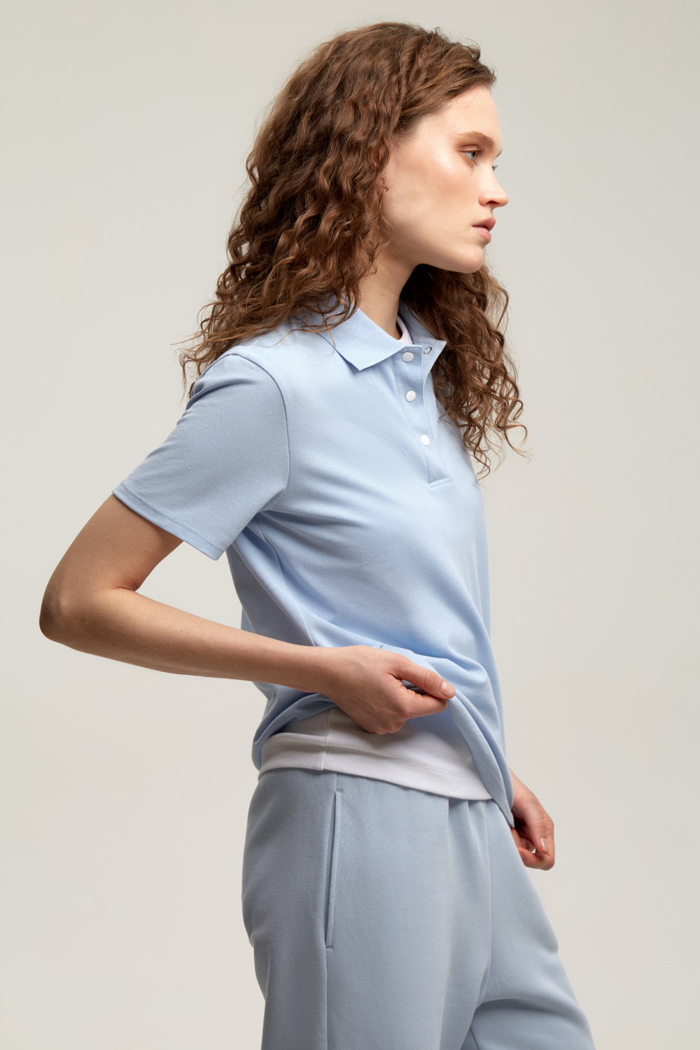 картинка Футболка-поло из 100% хлопка от магазина Одежда+