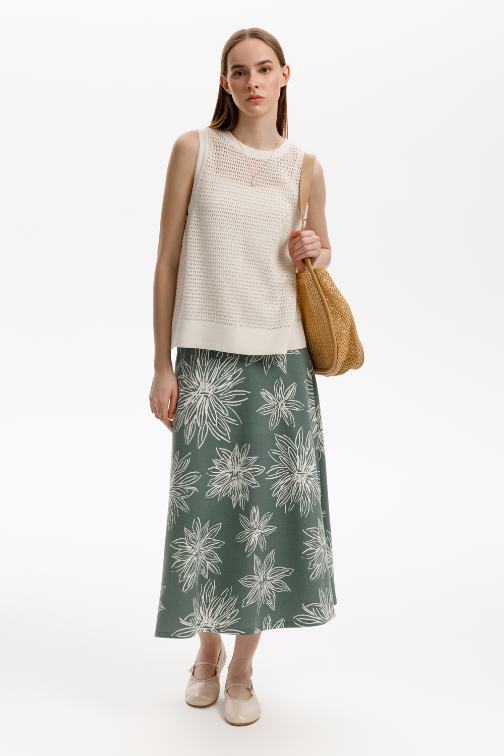 картинка Юбка расклешенного силуэта от магазина Одежда+