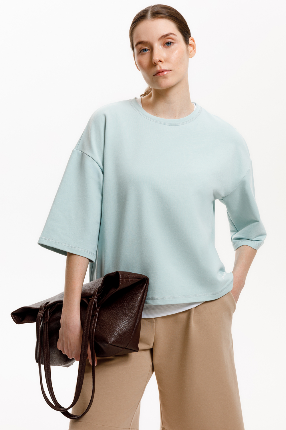 картинка Джемпер из высококачественного футера с эластаном от магазина Одежда+