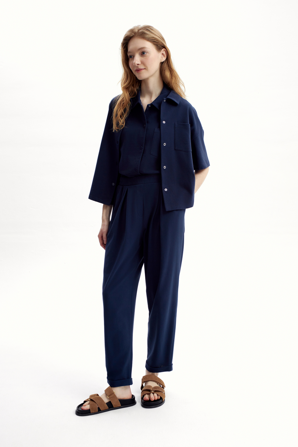 картинка Рубашка-поло из пике от магазина Одежда+