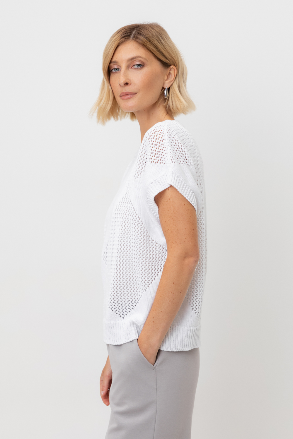 картинка Джемпер из премиальной хлопковой пряжи от магазина Одежда+