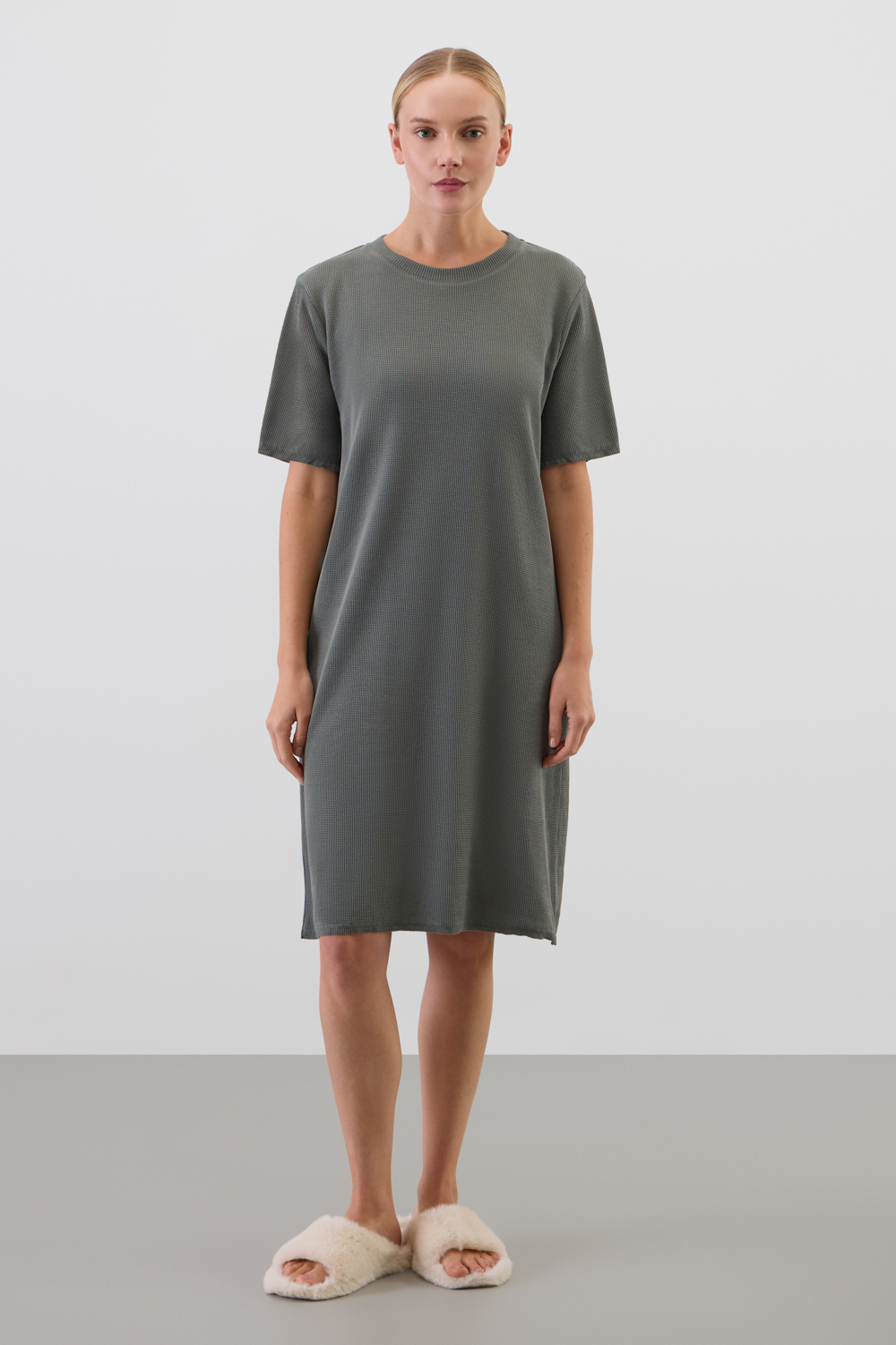 картинка Сорочка из объемного трикотажа от магазина Одежда+