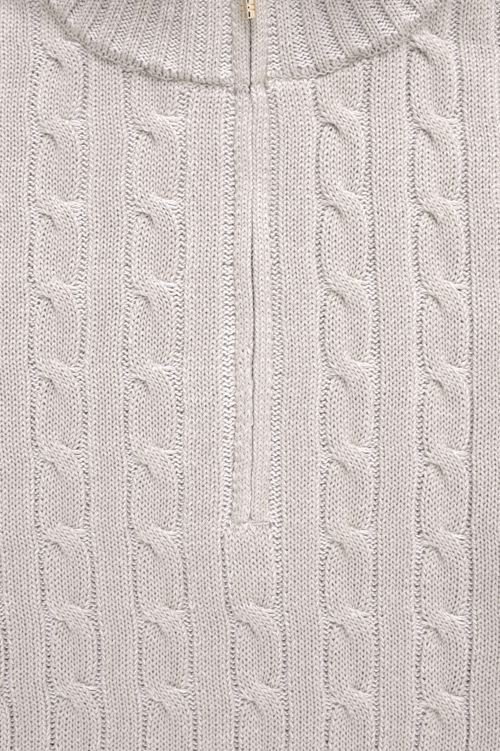 картинка Вязаный джемпер с воротником на молнии от магазина Одежда+