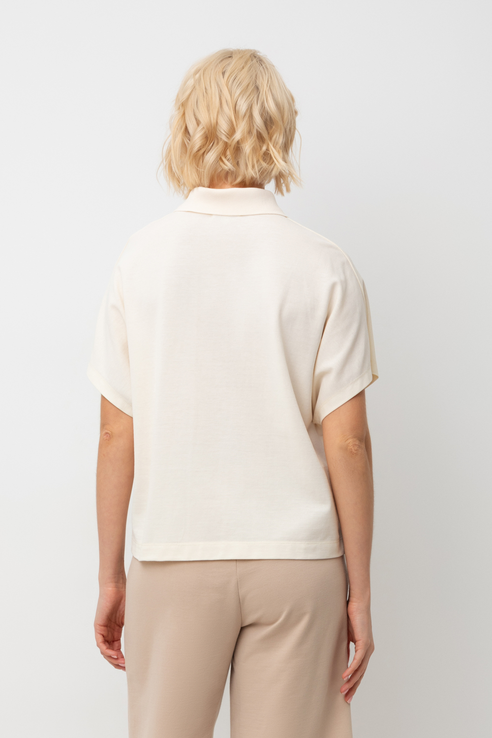 картинка Текстурная футболка-поло от магазина Одежда+