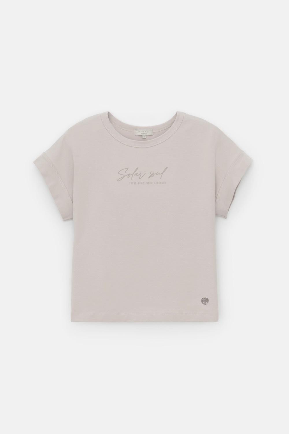 картинка Футболка прямого силуэта с эластаном от магазина Одежда+