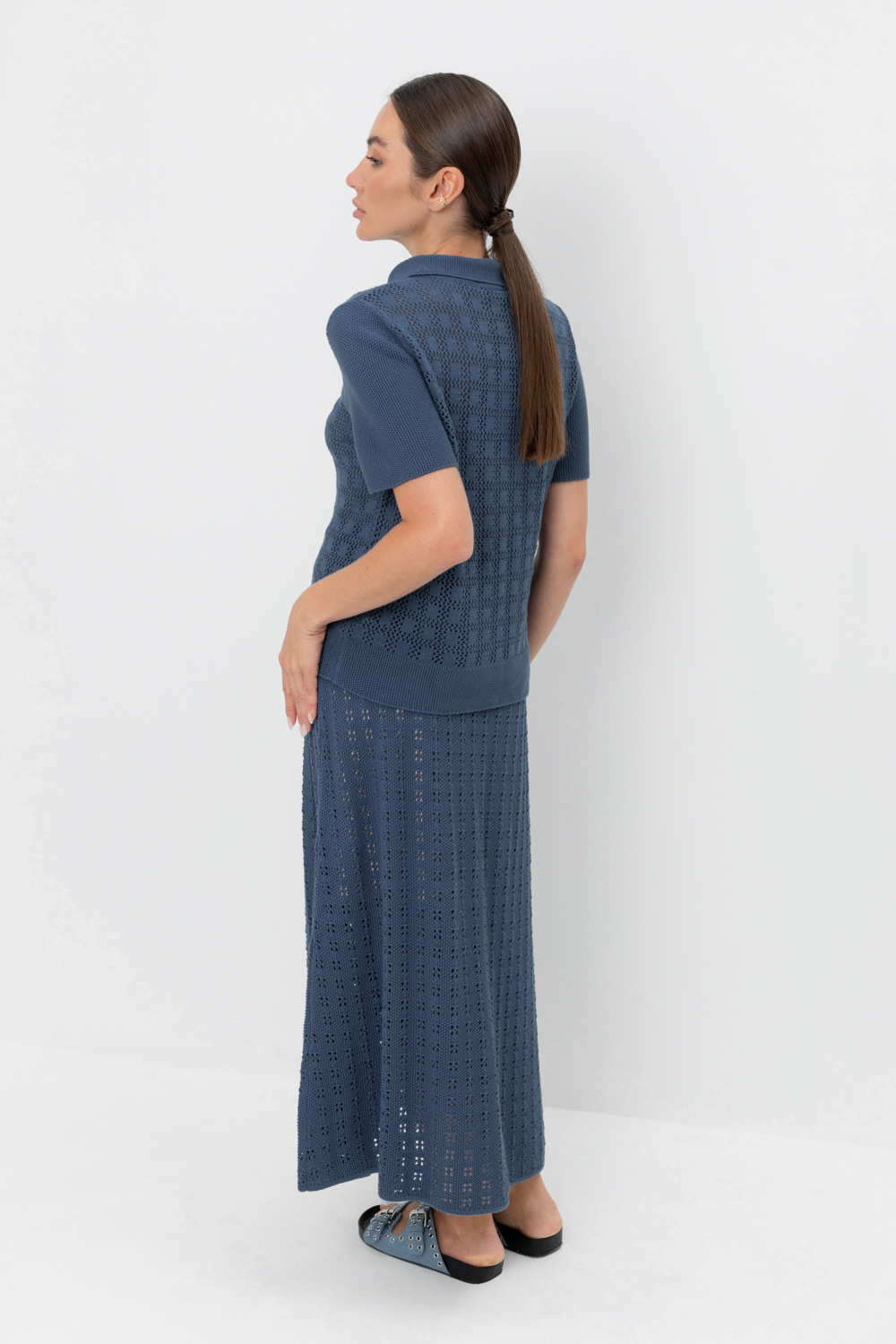 картинка Вязаная ажурная юбка от магазина Одежда+