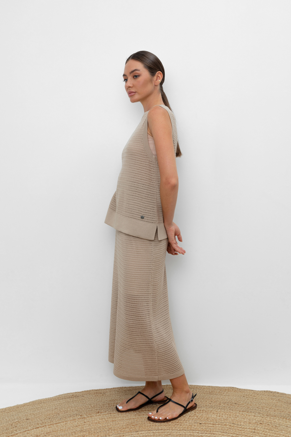 картинка Вязаная ажурная юбка от магазина Одежда+