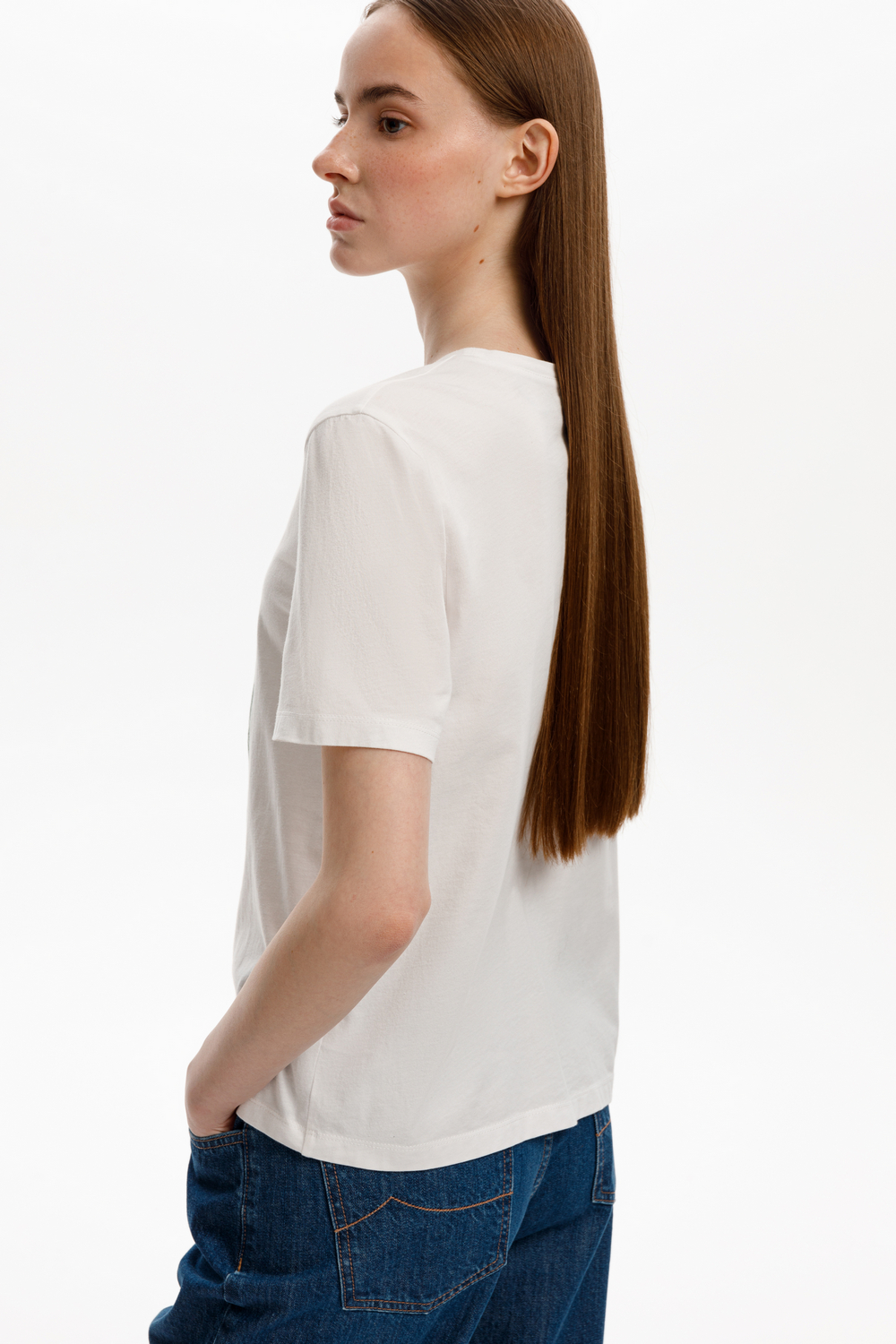 картинка Футболка из 100% хлопка с принтом от магазина Одежда+