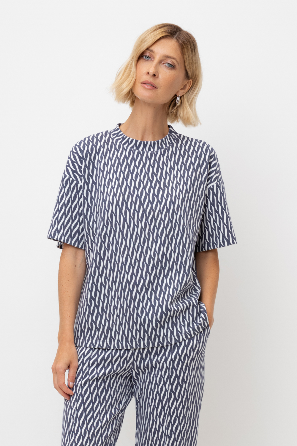 картинка Блуза из премиального трикотажа от магазина Одежда+