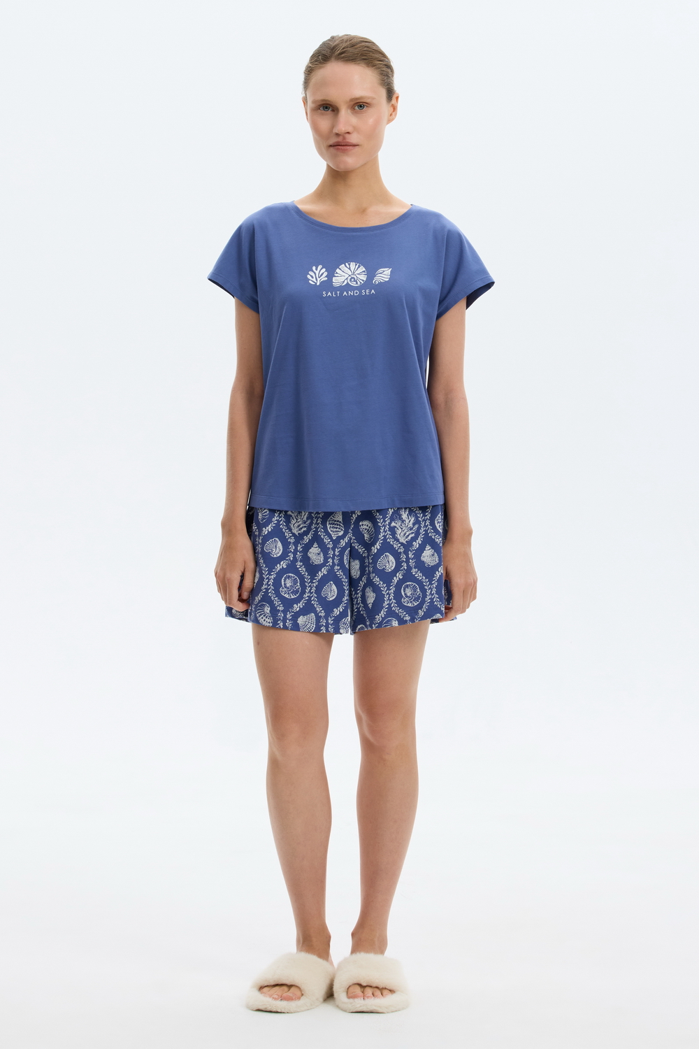 картинка Комплект футболка и шорты из 100% хлопка от магазина Одежда+