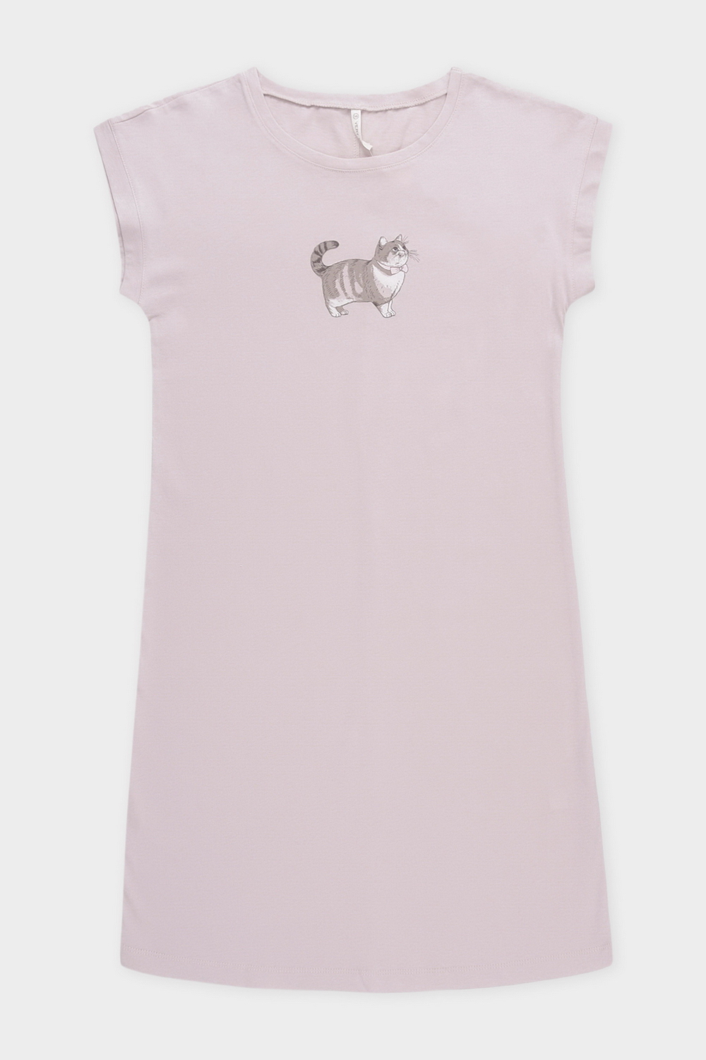 картинка Удлиненная футболка из 100% хлопка от магазина Одежда+