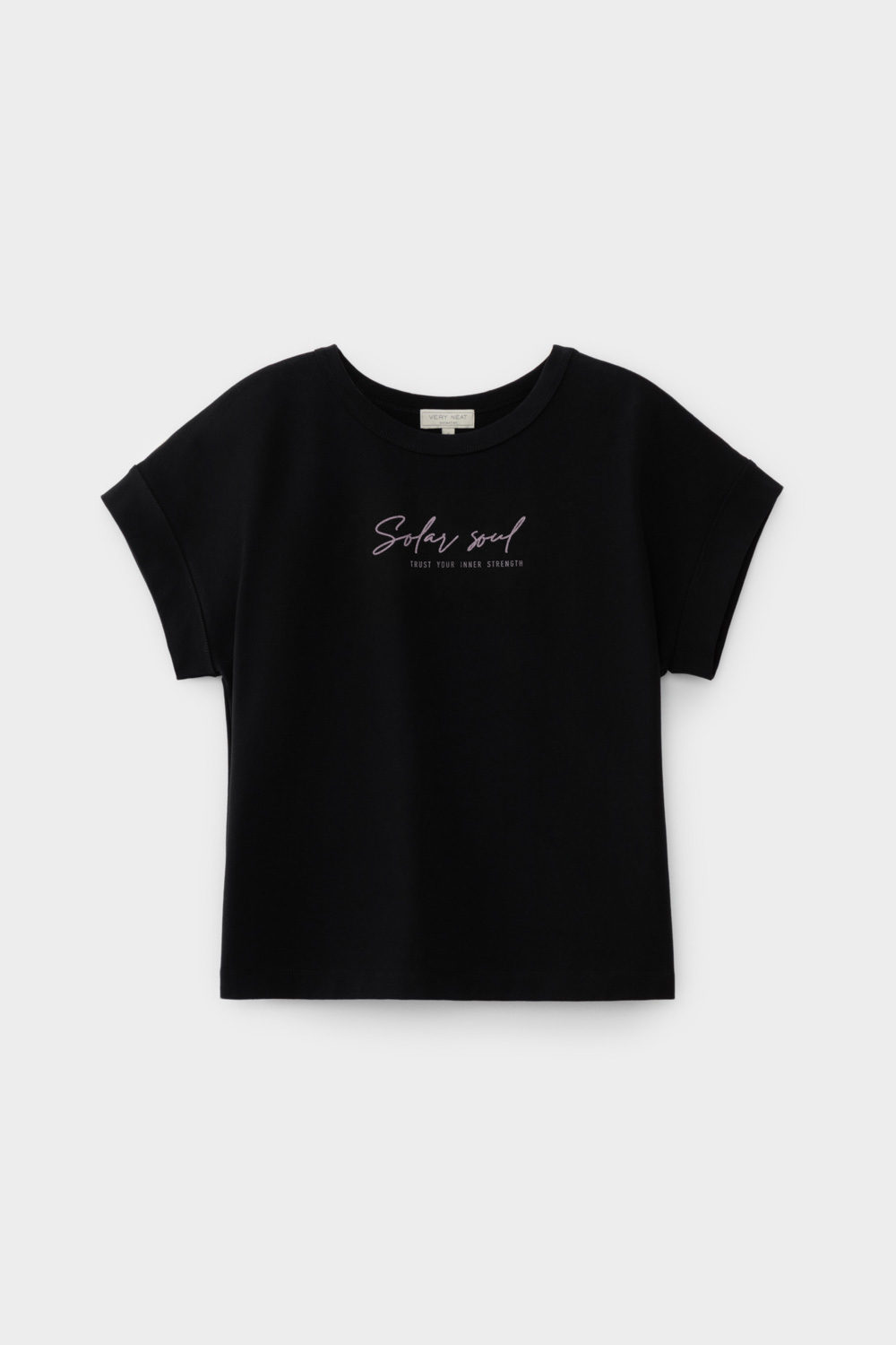 картинка Футболка прямого силуэта с эластаном от магазина Одежда+