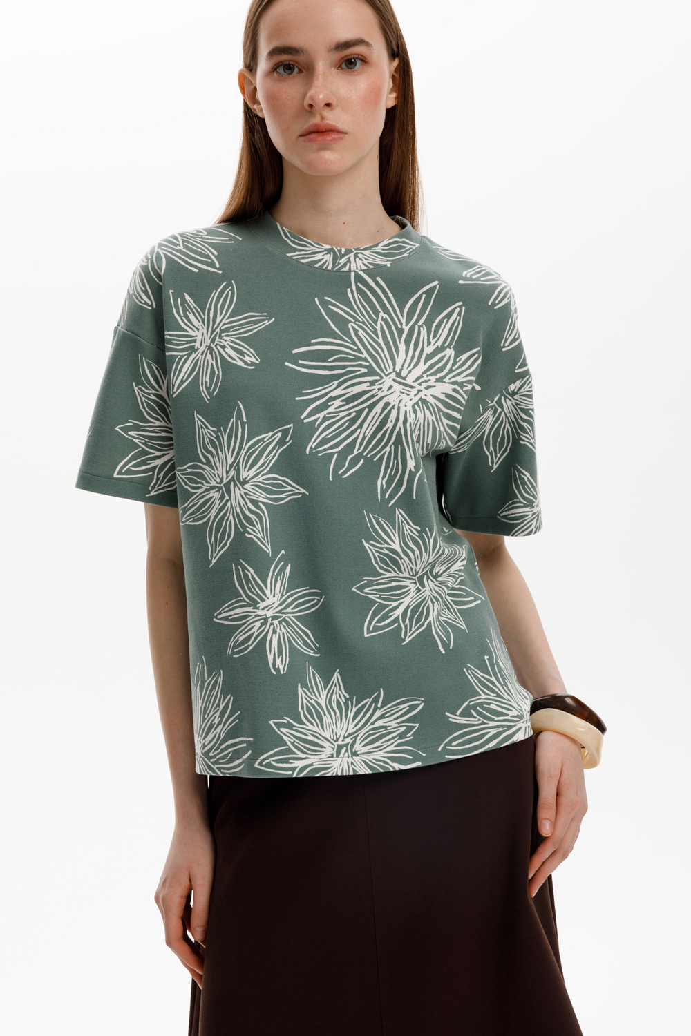 картинка Блуза из премиального трикотажа от магазина Одежда+