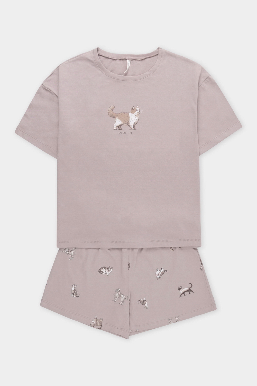 картинка Комплект с футболкой и шортами  из 100% хлопка от магазина Одежда+