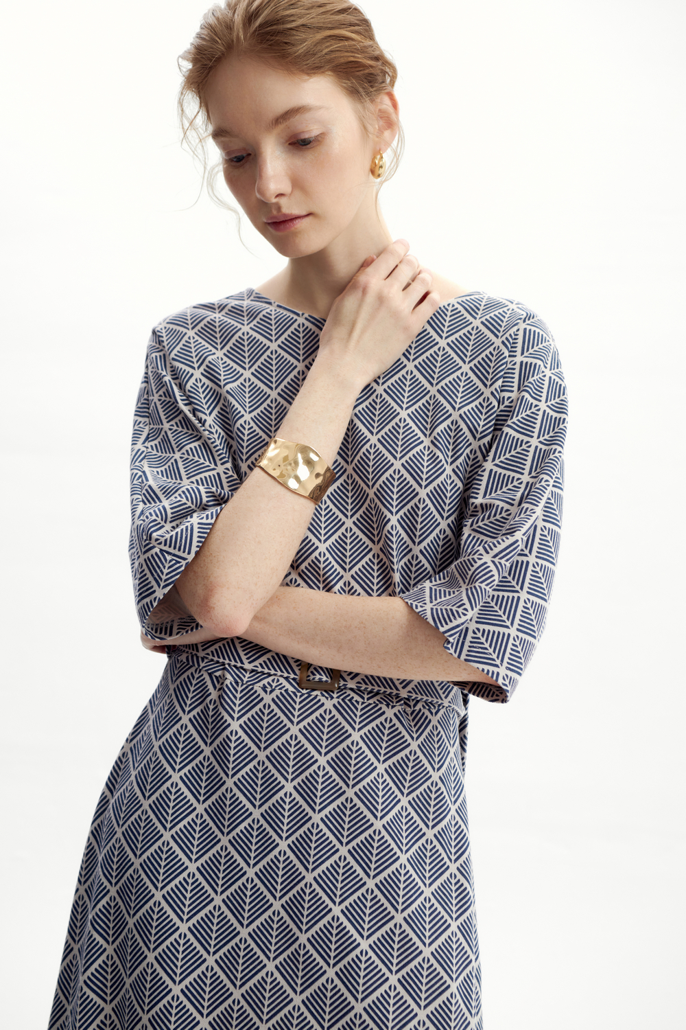 картинка Платье со съемным поясом от магазина Одежда+