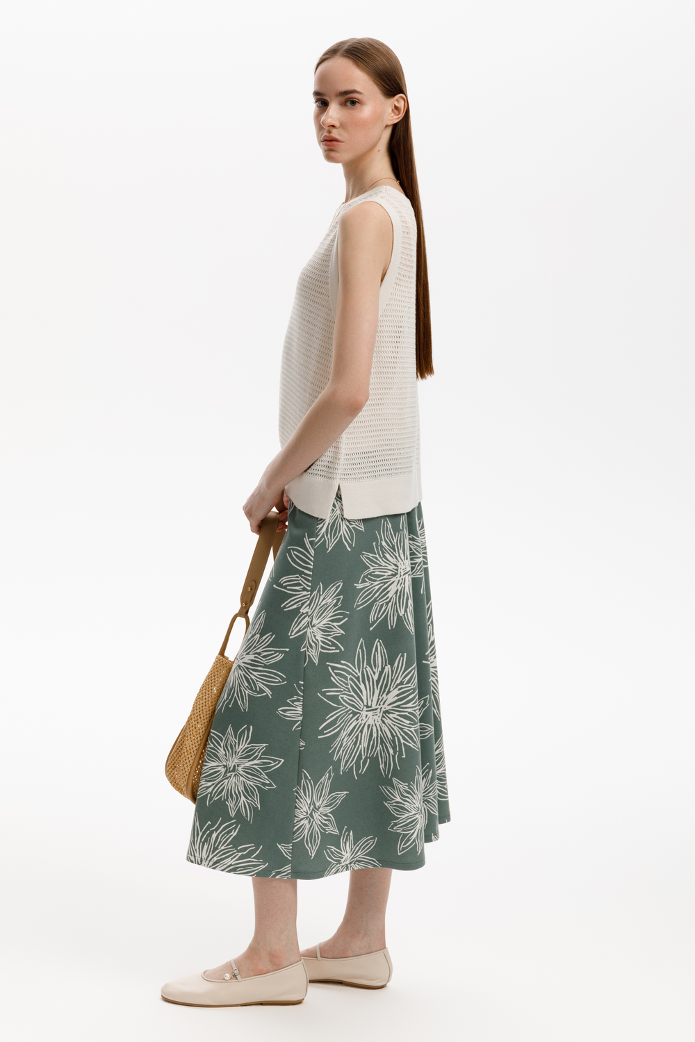 картинка Юбка расклешенного силуэта от магазина Одежда+