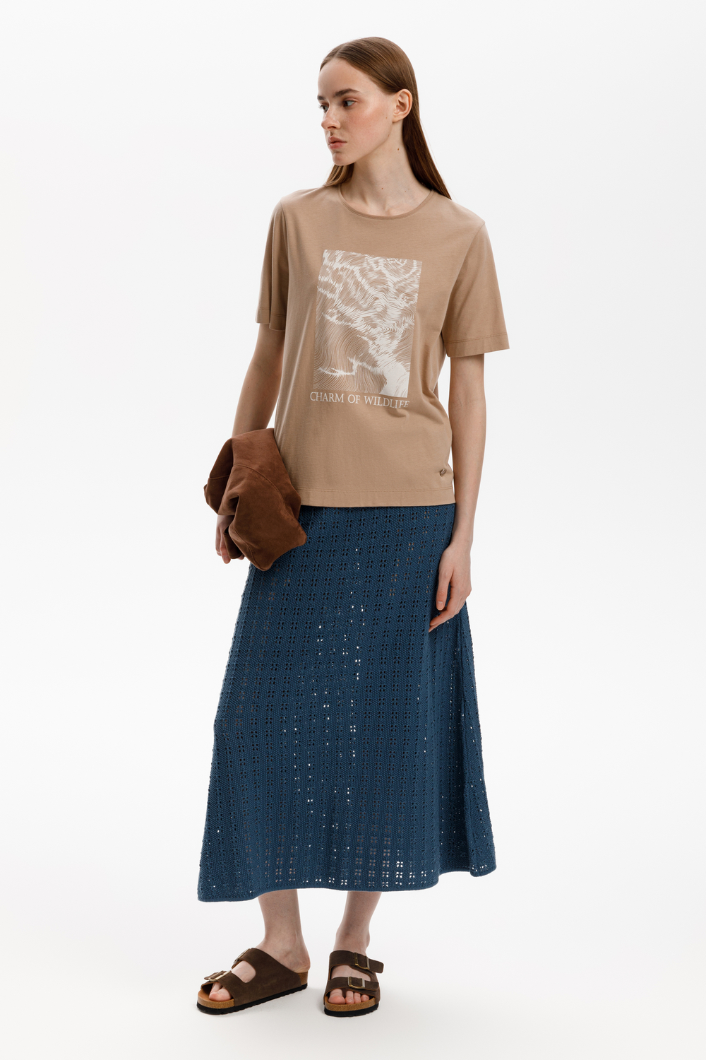 картинка Футболка из 100% хлопка с принтом от магазина Одежда+