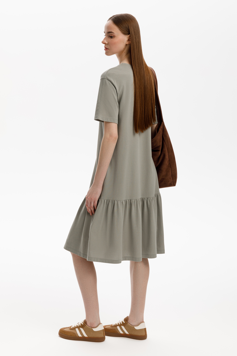 картинка Текстурное платье из пике от магазина Одежда+