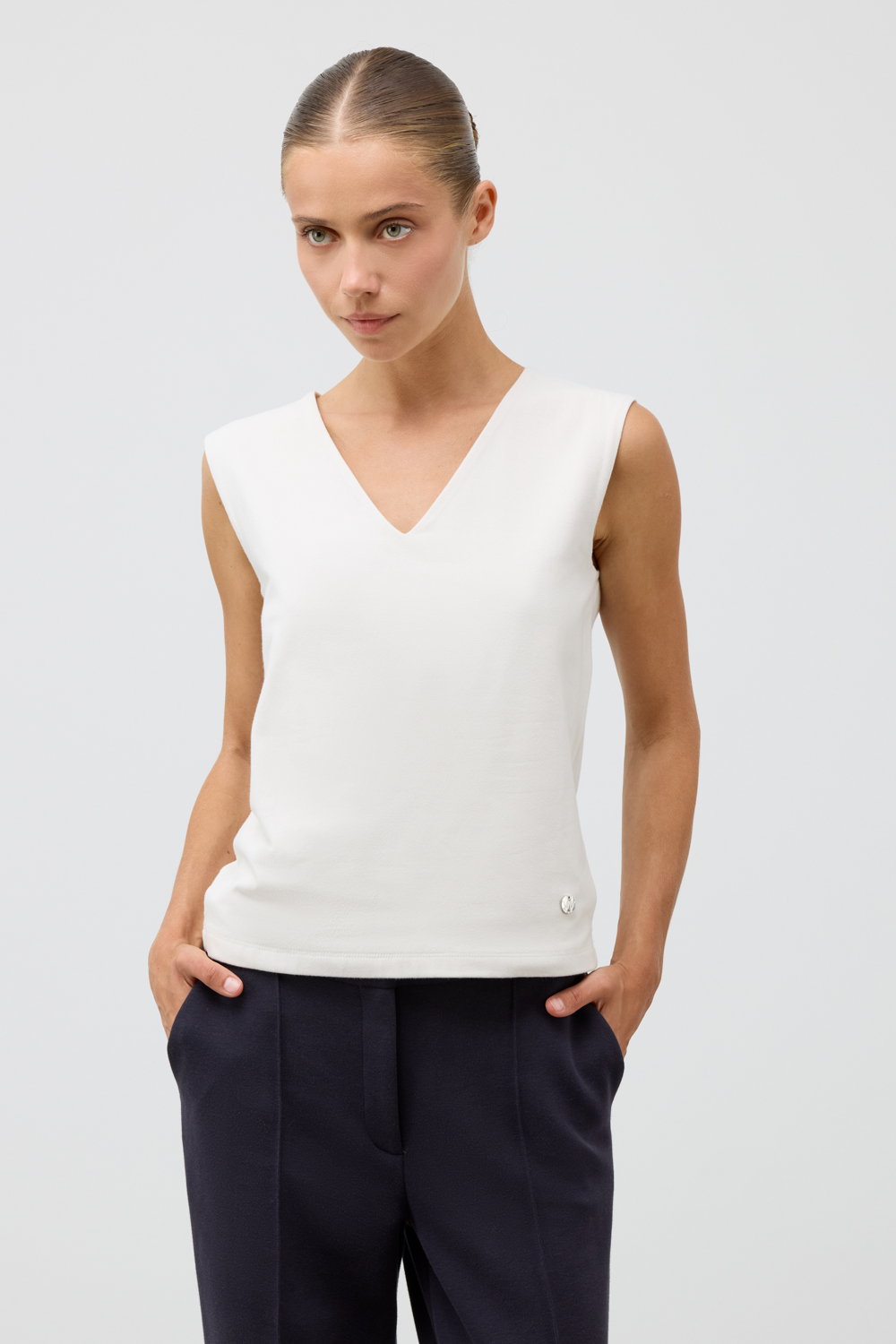 картинка Топ из мягкого хлопка от магазина Одежда+