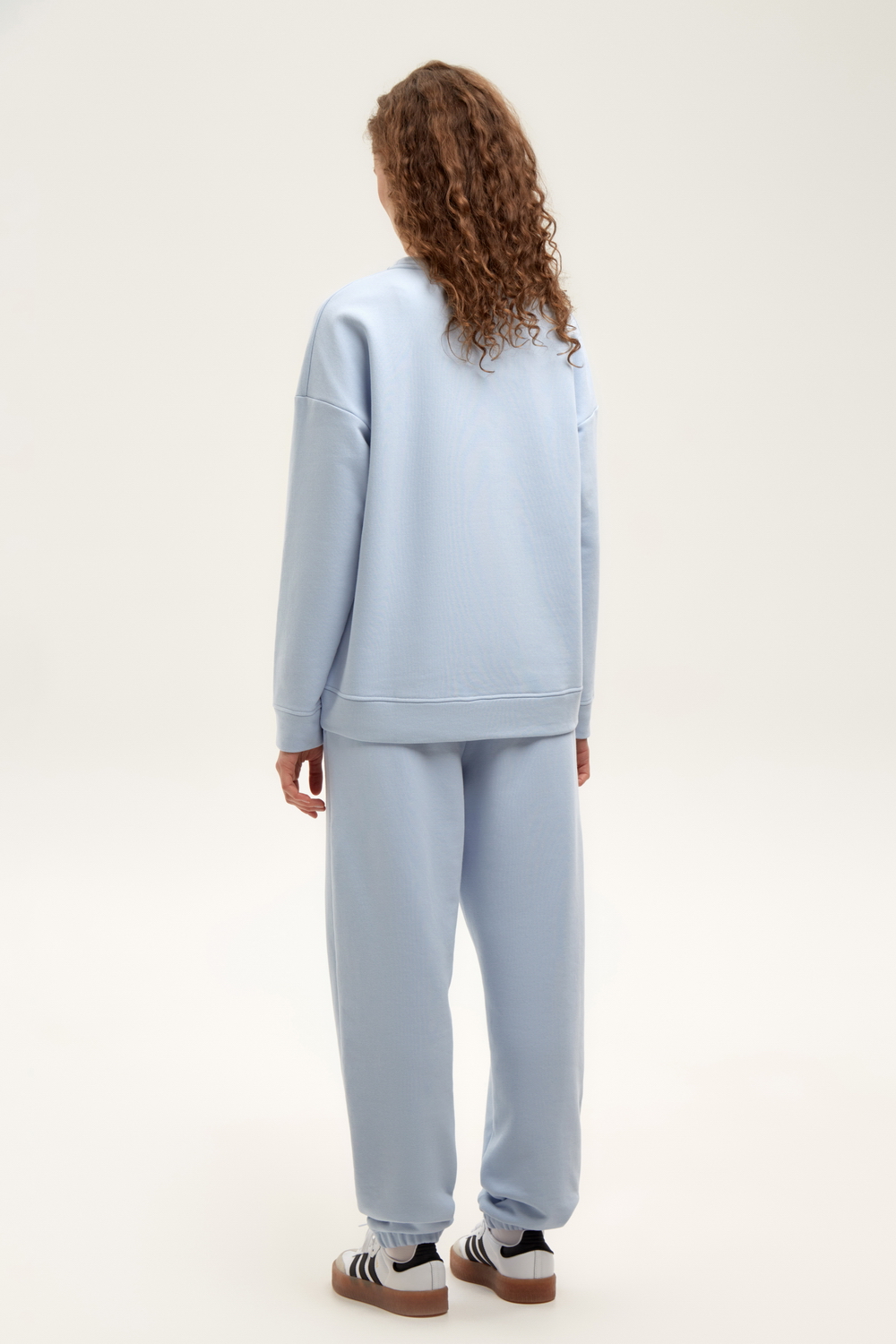 картинка Брюки из мягкого двухцветного футера от магазина Одежда+