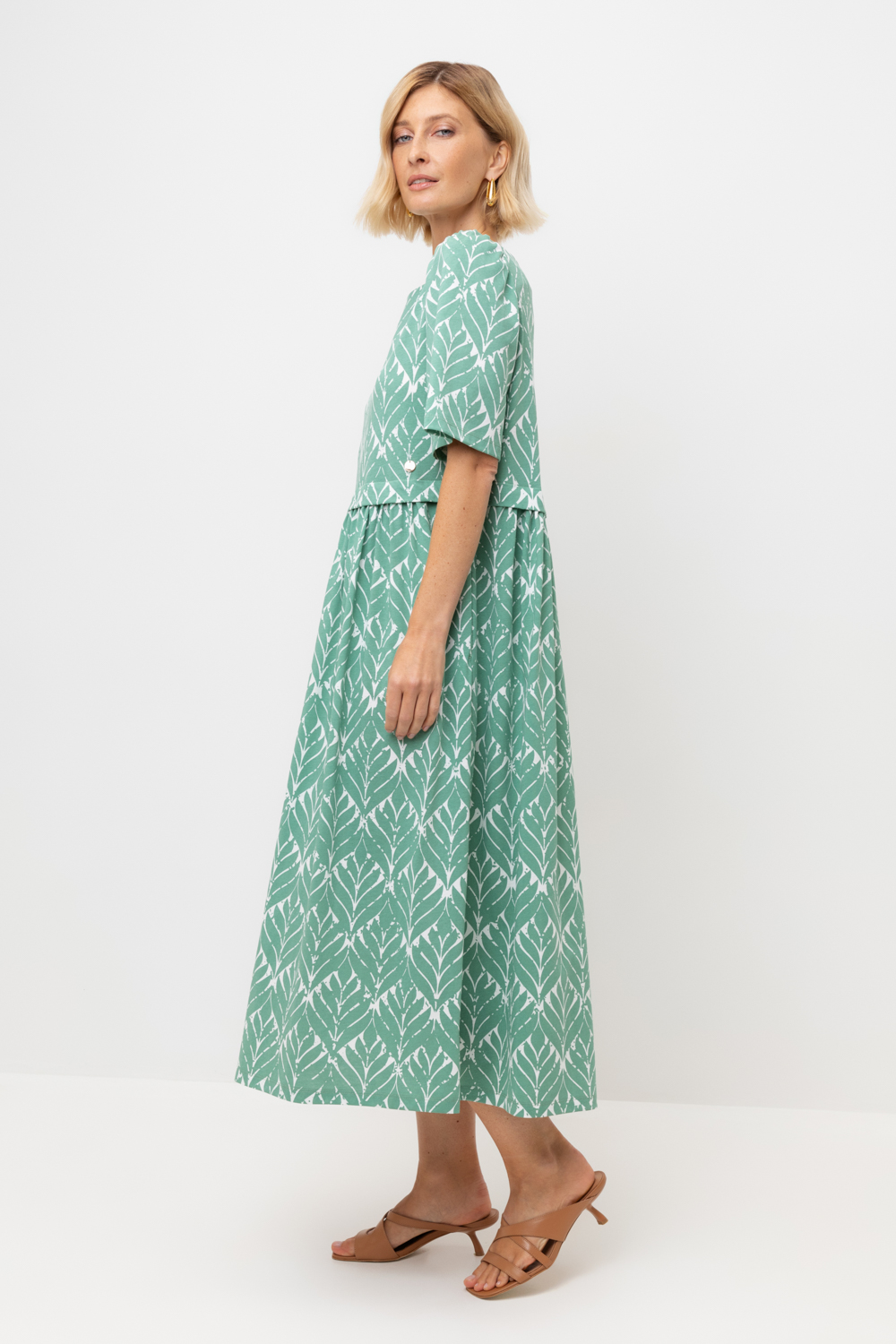 картинка Трикотажное платье из хлопка от магазина Одежда+