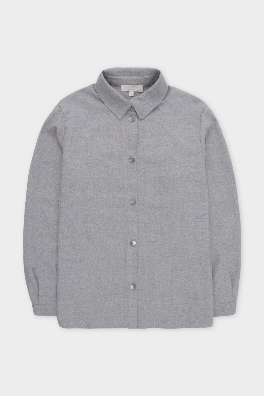 картинка рубашка светло-серый от магазина Одежда+