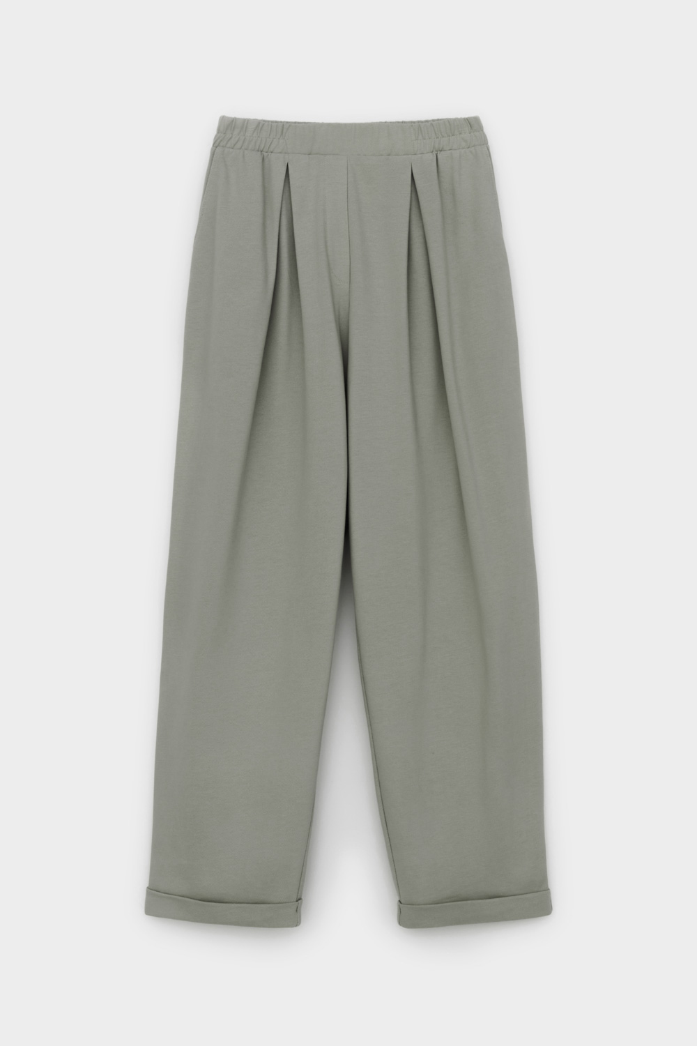 картинка Брюки со складками из пике от магазина Одежда+