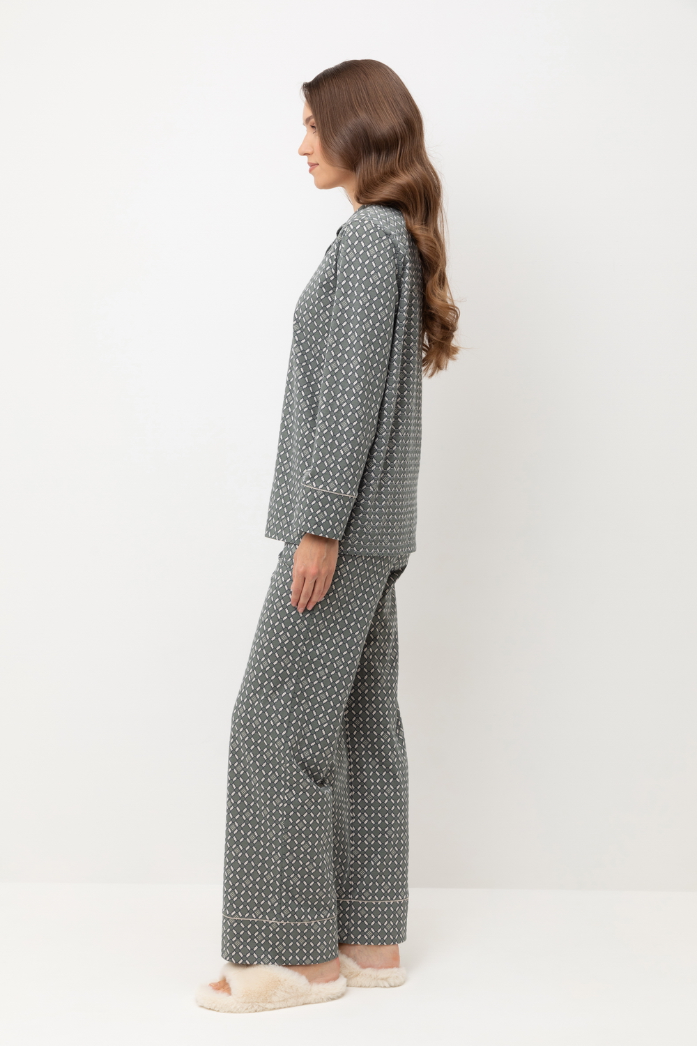 картинка Комплект рубашка и брюки из 100% хлопка от магазина Одежда+