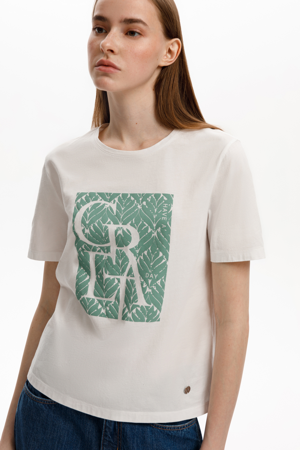 картинка Футболка из 100% хлопка с принтом от магазина Одежда+