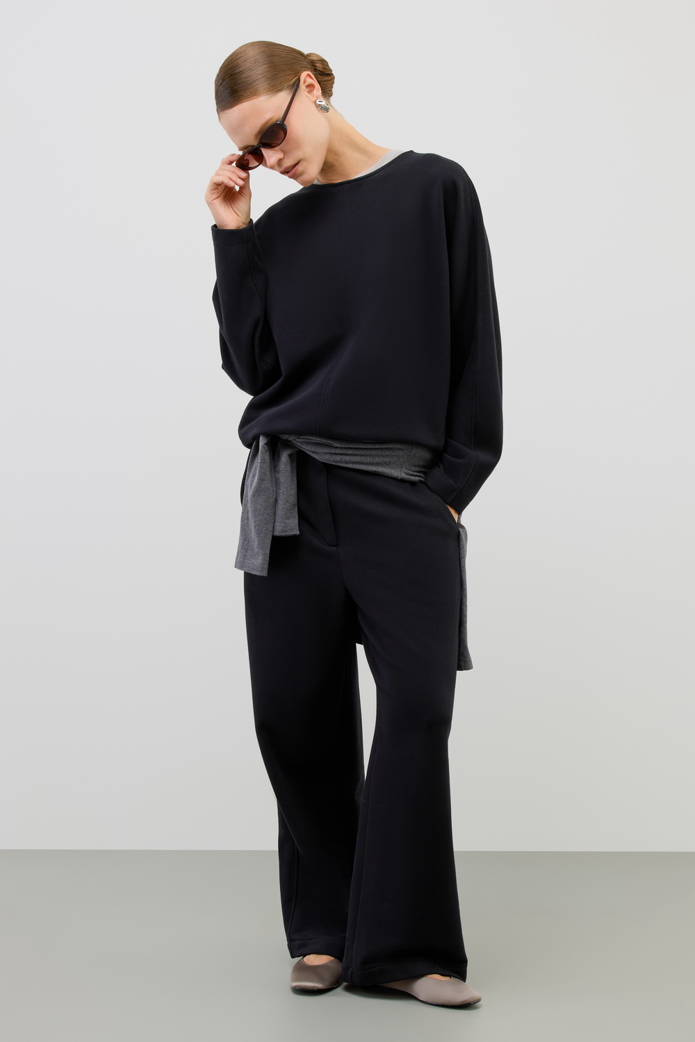 картинка Джемпер из футера от магазина Одежда+