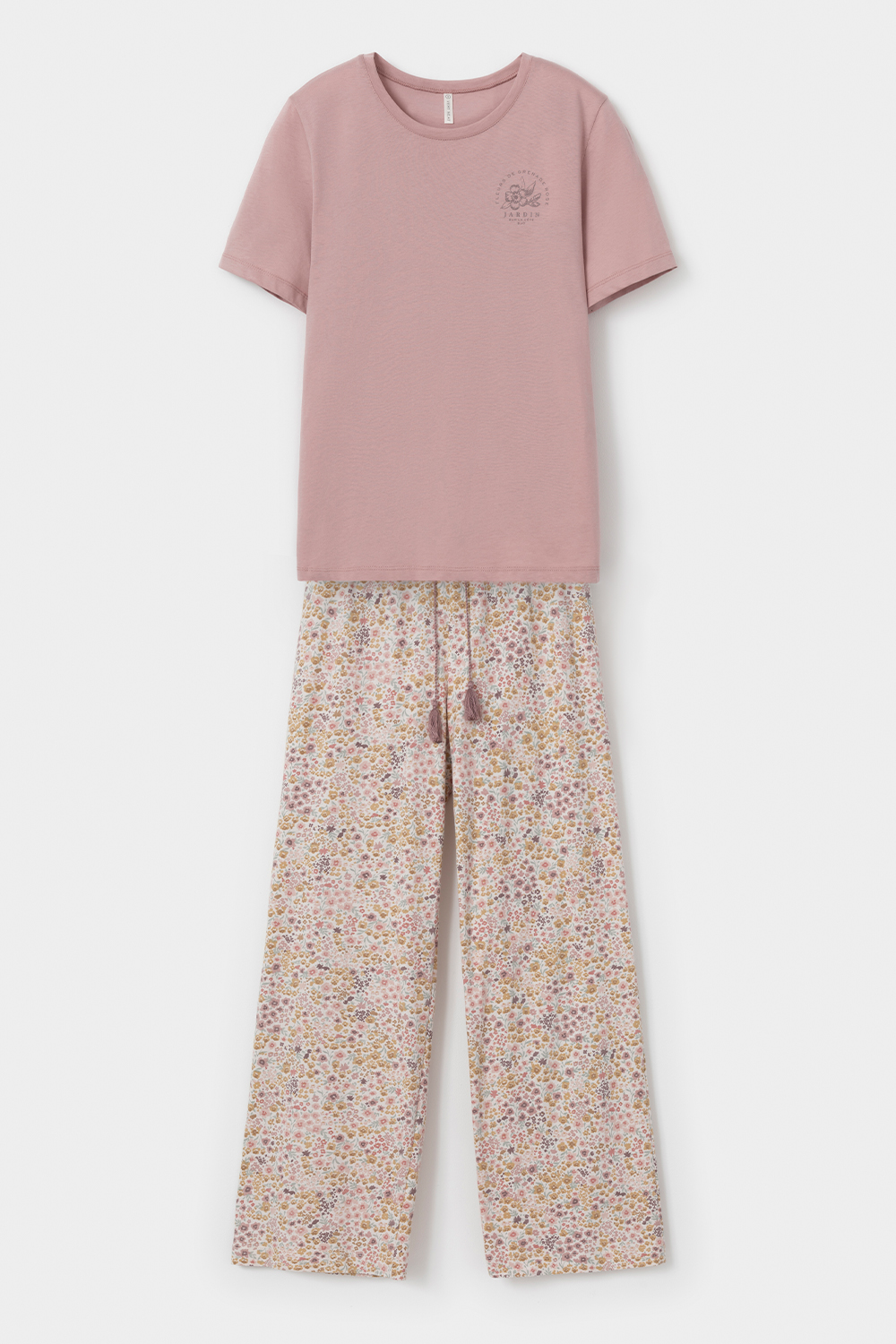 картинка Комплект футболка и брюки из гребенного хлопка от магазина Одежда+