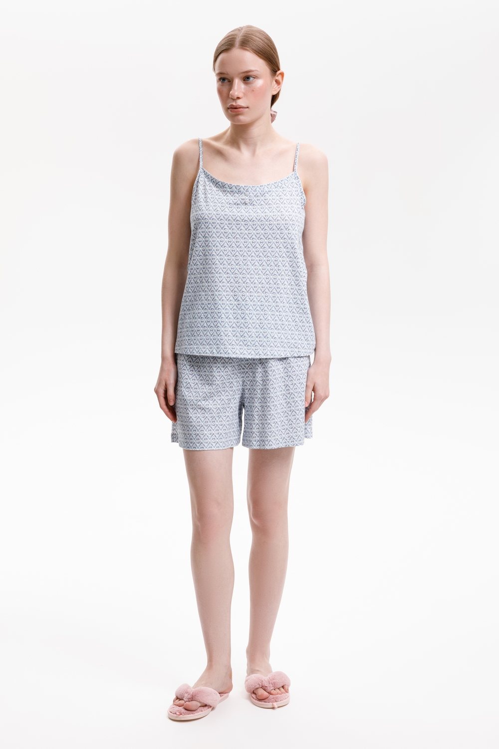 картинка Комплект топ и шорты из 100% хлопка от магазина Одежда+