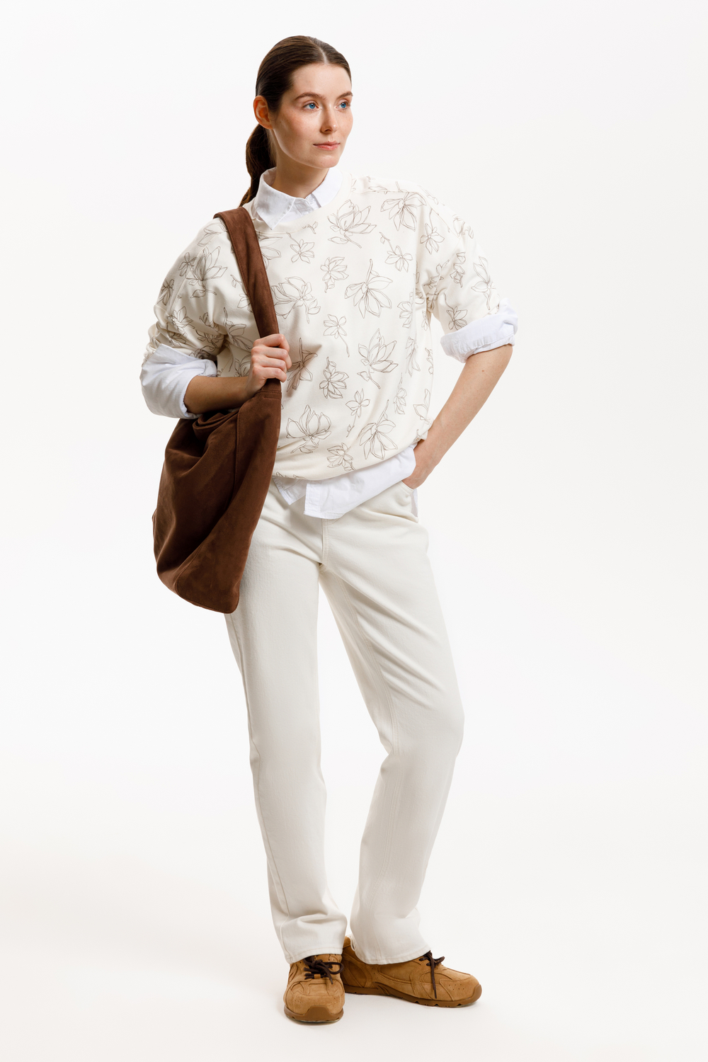 картинка Свитшот из мягкого футера с эластаном от магазина Одежда+