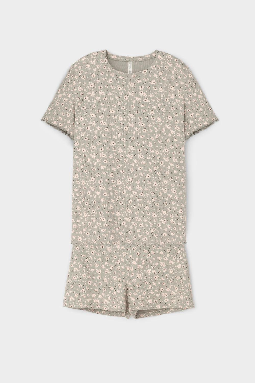 картинка Комплект из нежного хлопкового трикотажа в рубчик от магазина Одежда+