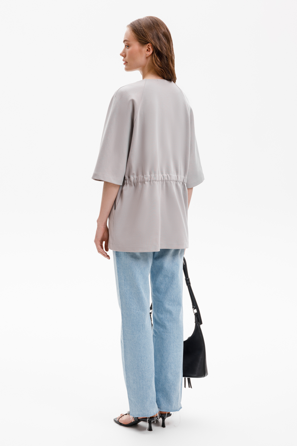 картинка Удлиненный жакет из премиального трикотажа от магазина Одежда+