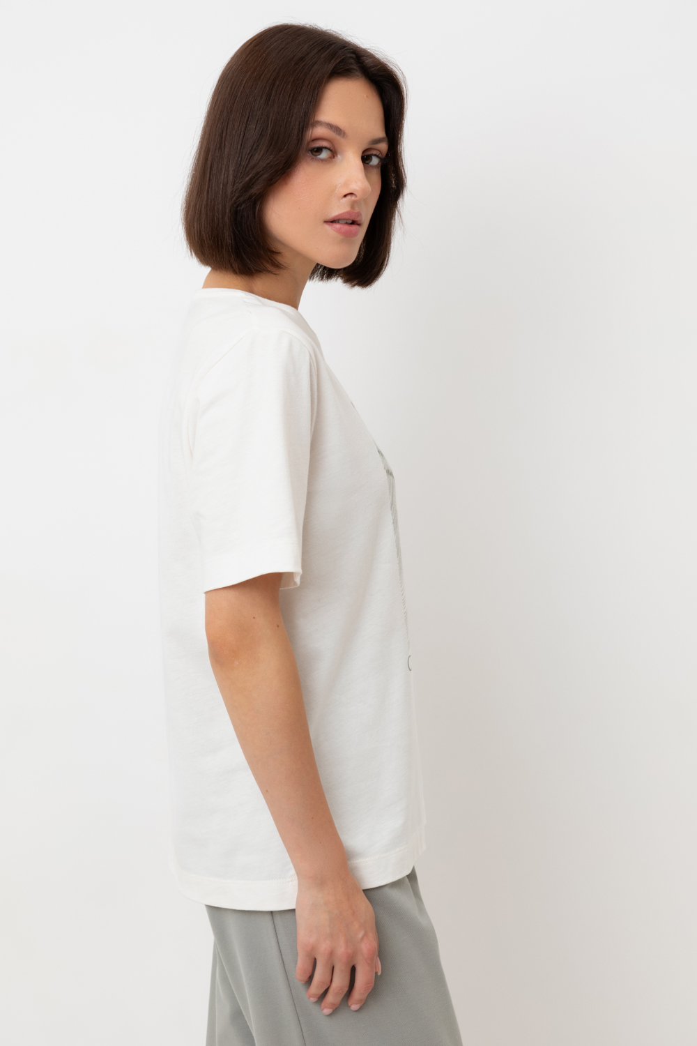 картинка Футболка из 100% хлопка с принтом от магазина Одежда+