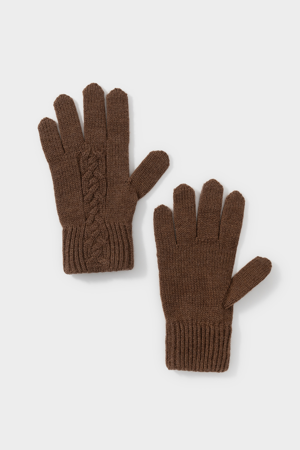 картинка Перчатки вязаные из полушерсти от магазина Одежда+