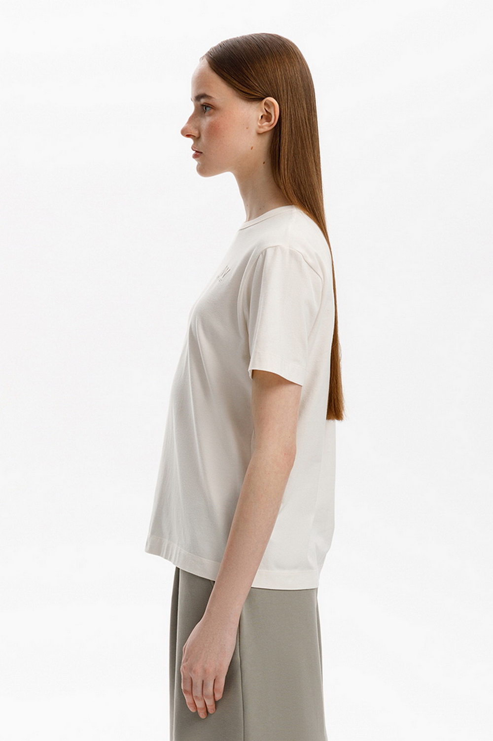 картинка Футболка из хлопка с эластаном от магазина Одежда+