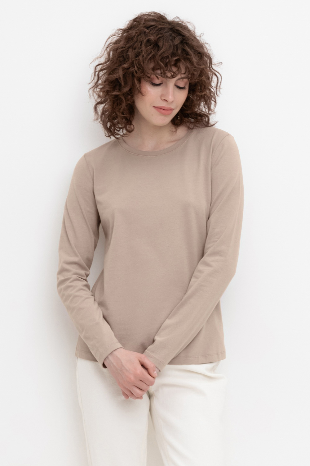 картинка Лонгслив из хлопка от магазина Одежда+