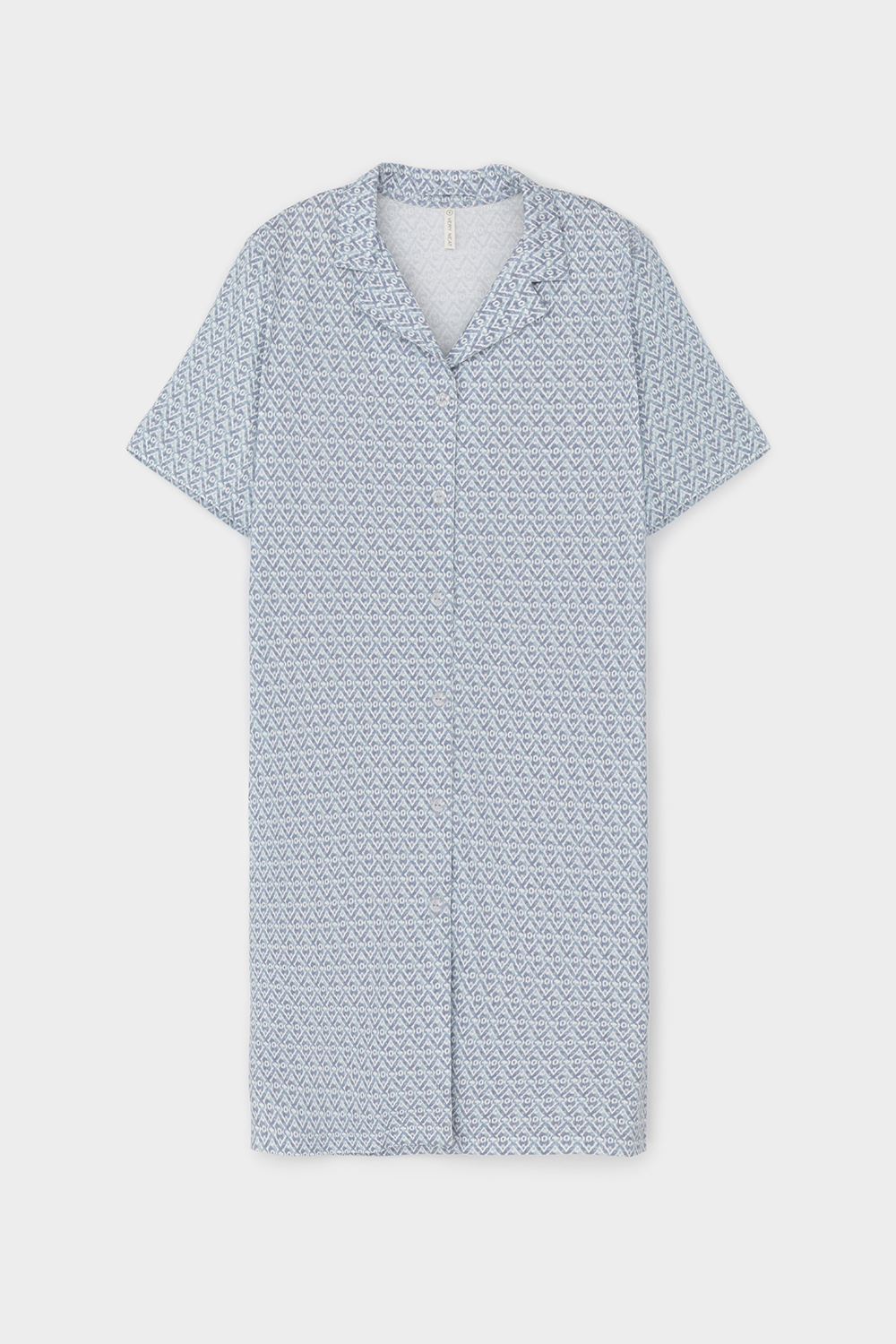 картинка Рубашка-халат из 100% хлопка от магазина Одежда+