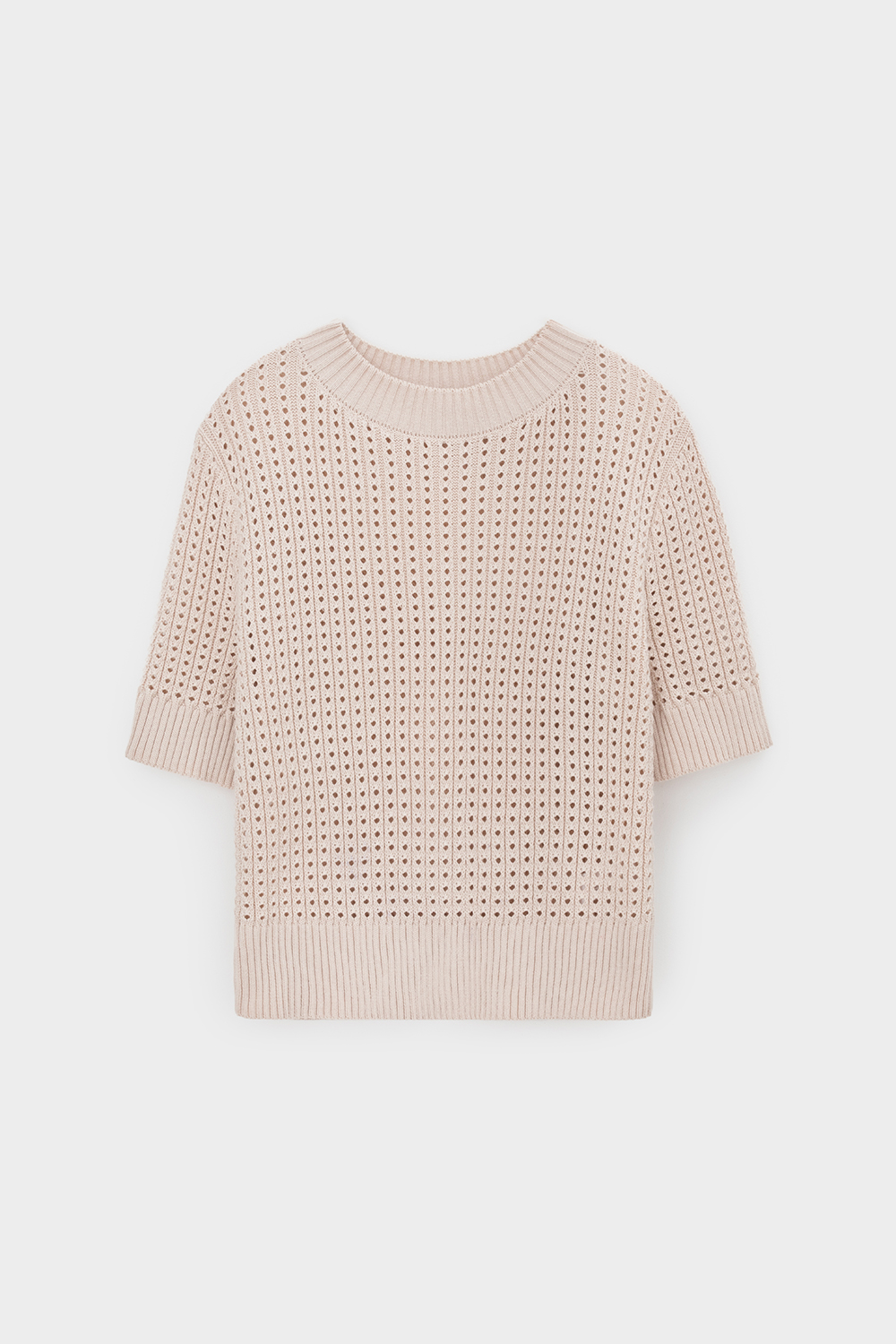 картинка Джемпер с коротким рукавом из итальянского хлопка от магазина Одежда+