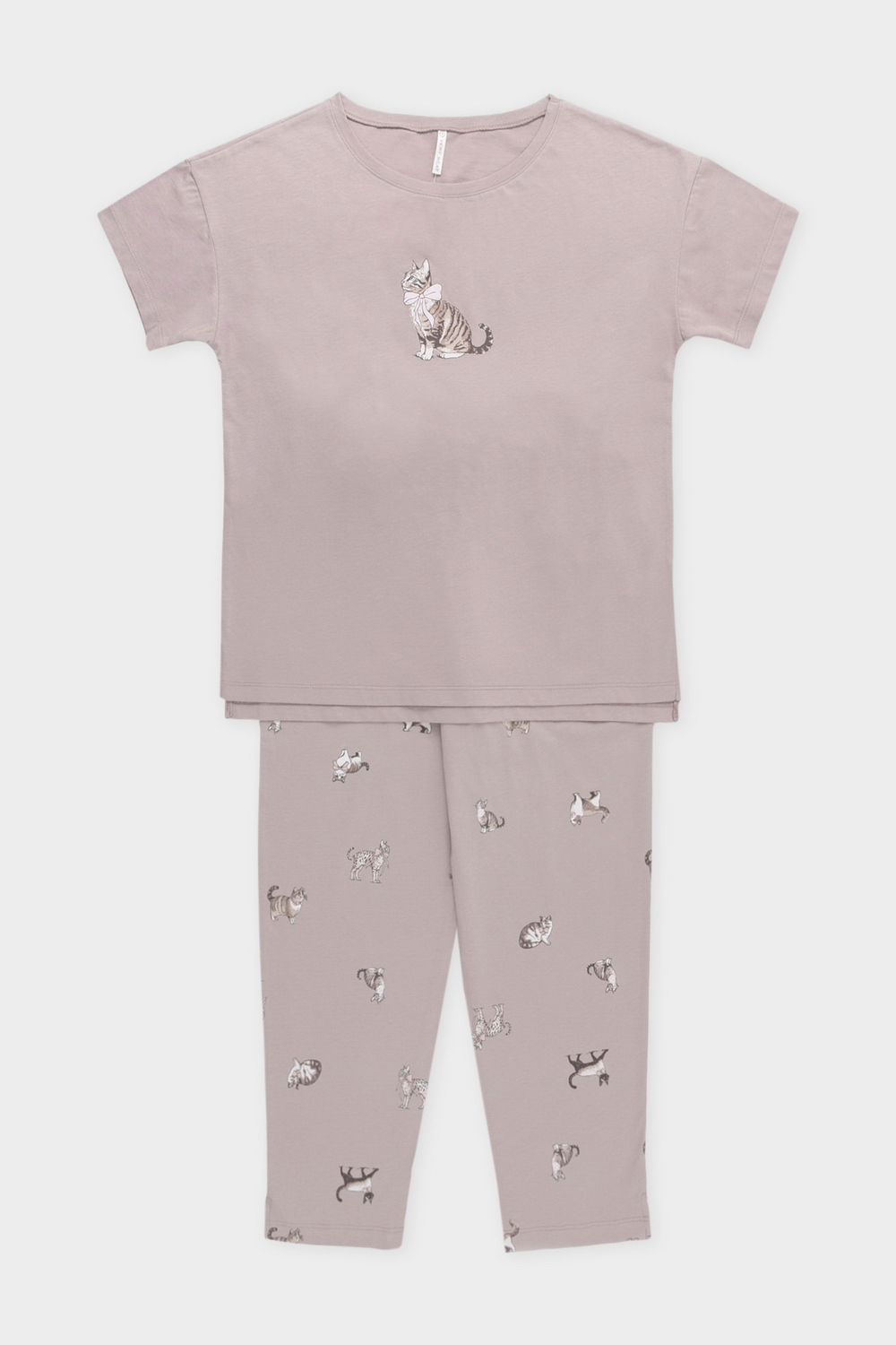 картинка Комплект футболка и брюки из гребенного хлопка от магазина Одежда+