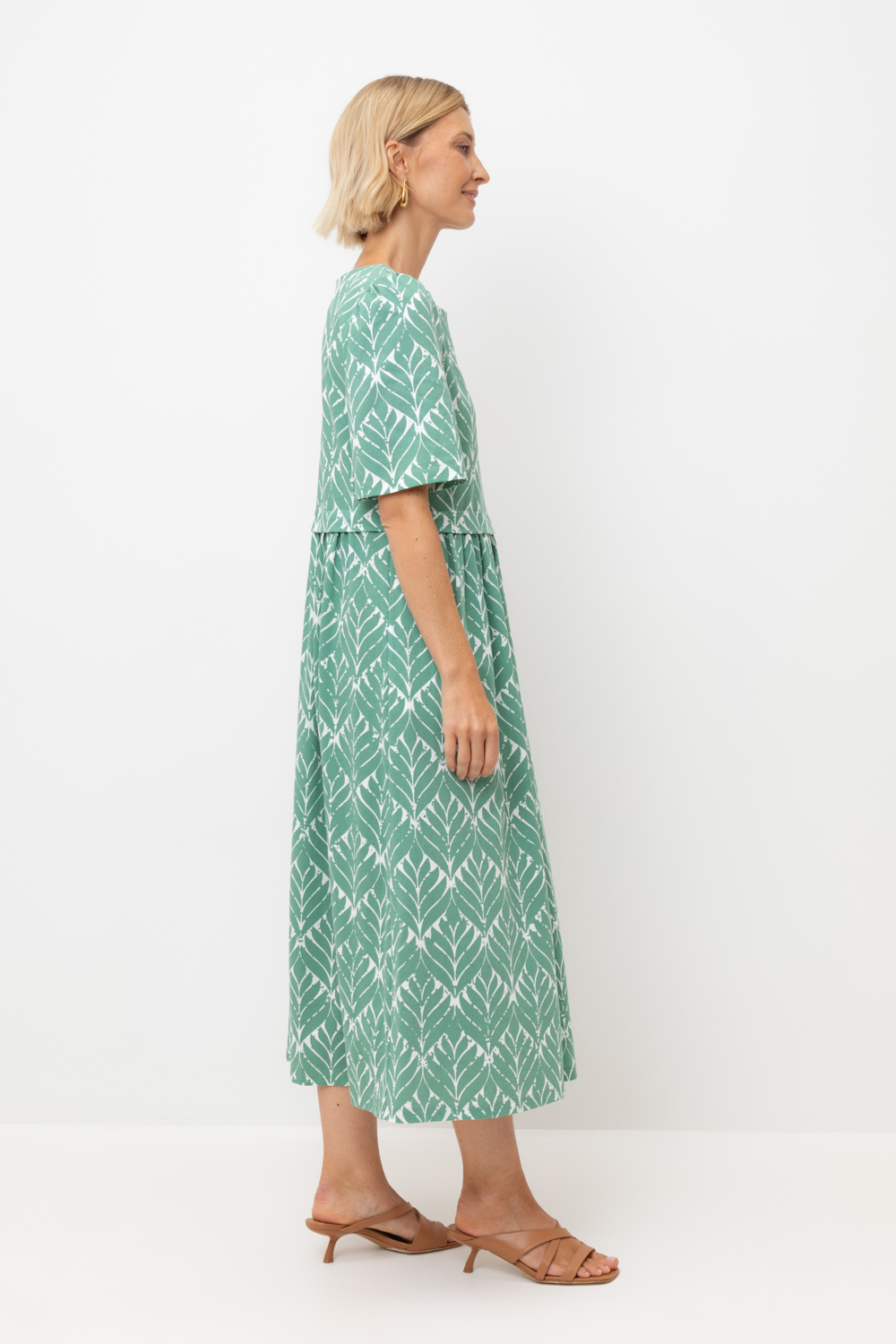 картинка Трикотажное платье из хлопка от магазина Одежда+