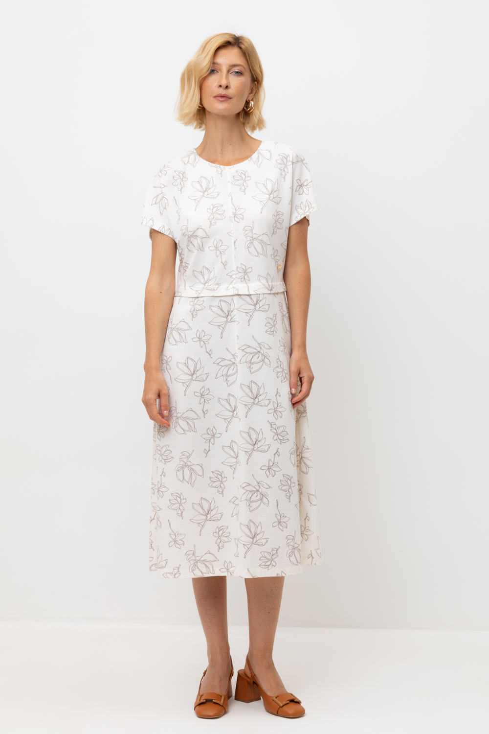 картинка Летнее трикотажное платье от магазина Одежда+