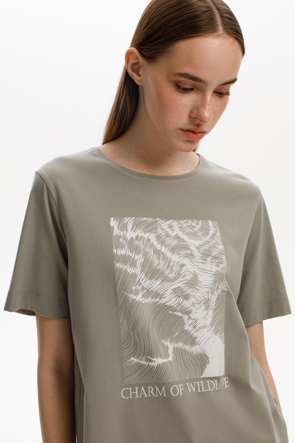 картинка Футболка из 100% хлопка с принтом от магазина Одежда+