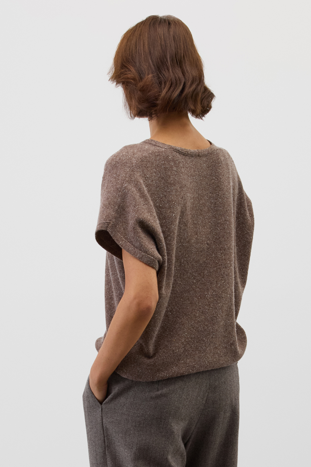 картинка Джемпер с мериносом и шелком от магазина Одежда+